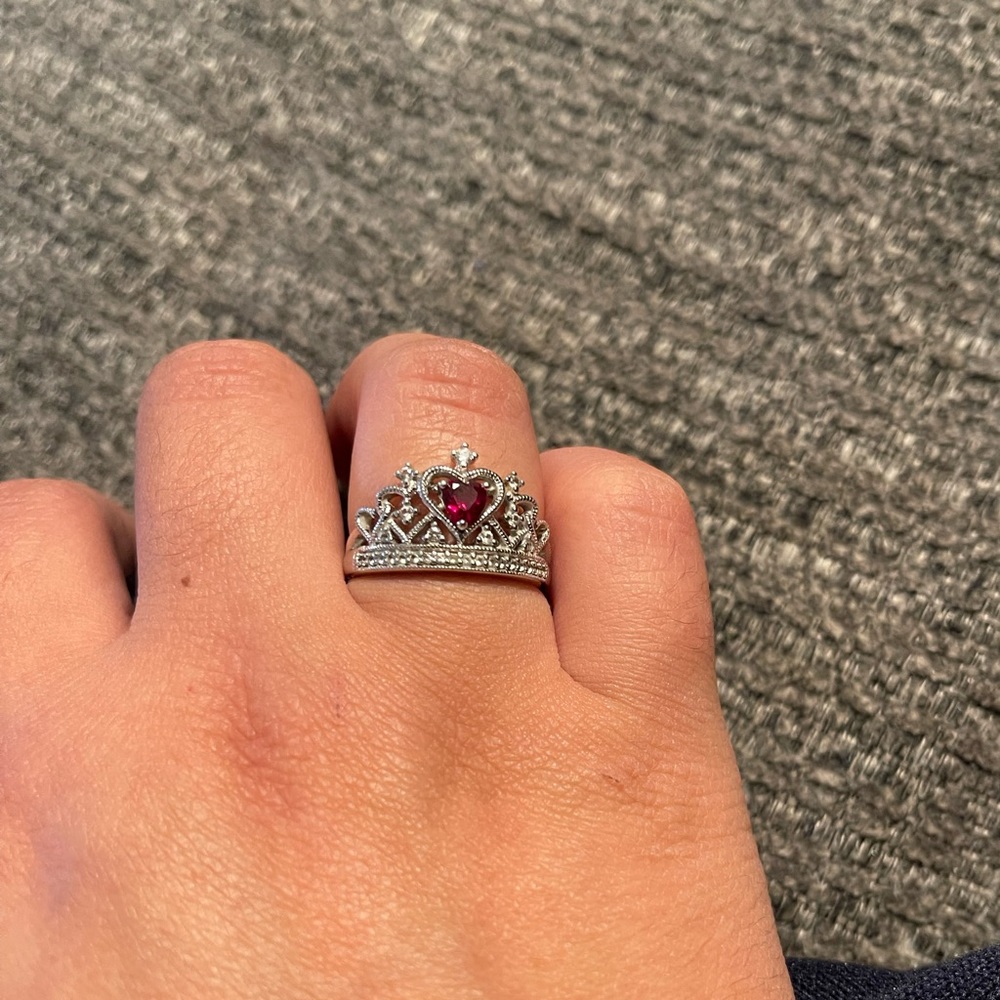 Kay's ring size 7 - ruby